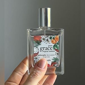 Philosophy Pure Grace Tropical Summer Opened 2oz Bottle - missing 1/8th
